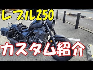 【レブル250】カスタム紹介！