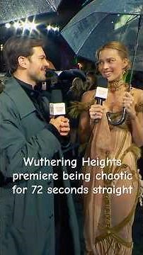 pov: hosting the wuthering heights uk premiere in the pouring rain