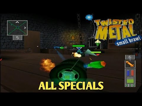 Twisted Metal Small Brawl PS1 - All Specials