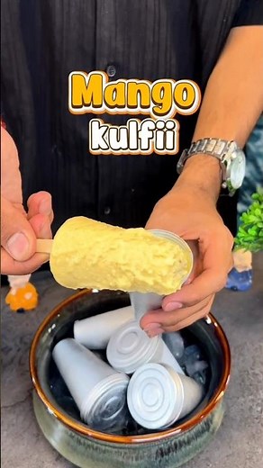 🥭 Creamy Mango Kulfi Recipe | Easy Homemade Aam Kulfi🍦#mango #mangoicecream #icecream #shorts #food