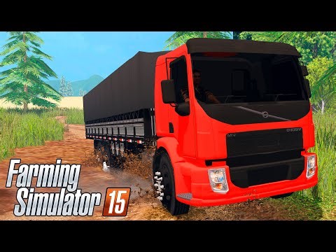 CAMINHÕES DESGORVENADOS NA LAMA | Farming Simulator 15 - Muddy Map