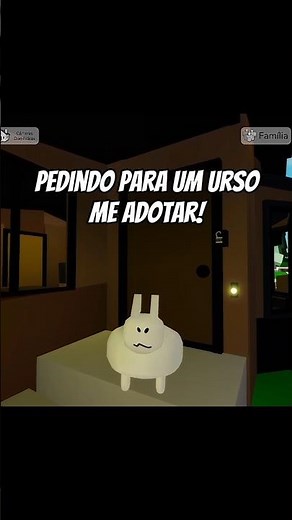 Gubby foi adotado pelo urso! #roblox #shorts