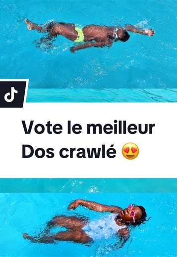 Quel est ton choix ? #dos crawlé #nagefacilebycoachsea