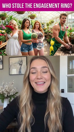 She Hid It WHERE?! Flower Shop Mystery 🌵💍 #shorts