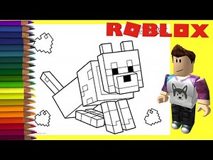 Mewarnai Hewan Roblox | Mewarnai untuk Anak Anak tk | Coloring Roblox Coloring Book Pages
