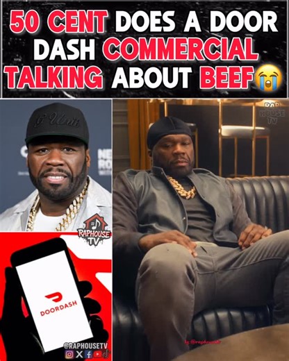 Rap Untrapped 💯🤥🤫 (RHTV) on Instagram: "50 cent Does a door dash commercial Talking about beef😭🥩 Thoughts on this"