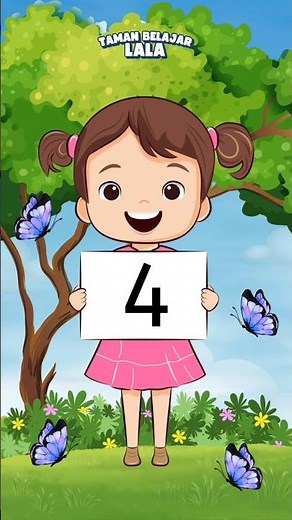 Belajar Angka 4 Bersama Lala | Taman Belajar Lala