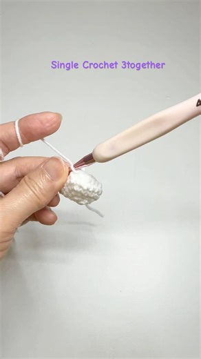 Single Crochet 3together #crochet #crochettutorial #crochetbeginners #crochetforbeginners #craft
