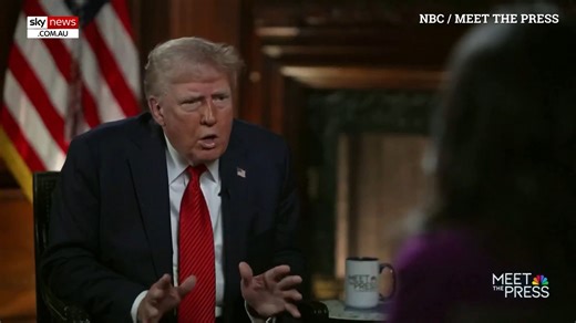 11K views · 380 reactions | US President Donald Trump has hit out at NBC’s ‘Meet the Press’ during an interview. | Sky News Australia | Facebook