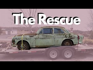 Will it run? 35 Years Abandoned 67 Volvo Amazon 122s - The Rescue - Pt2