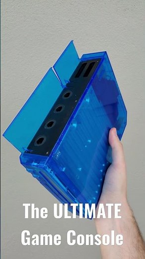 The ULTIMATE Game Console- Nintendo Wii/GameCube Crystal Blue #Shorts