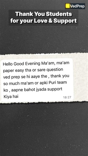 Heartfelt Thanks to Our Students ❤️ | Gratitude Message from VedPrep Biology Academy