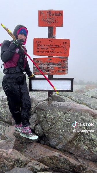 ✨DAY 10 of setting the FASTEST KNOWN TIME on the Appalachian Trail✨- I was cold and wet for like 4 days straight. I was absolutely exhausted at this point in the FKT. The Whites demoralized me. Beautiful but brutal.. #fastestknowntime #altrarunning #UltrAspire #injinji #firstendurance #appalachiantrail #appalachiantrail24 #trailrunning #ultramarathon #ultrarunning #trailrun #appalachiantrail2024