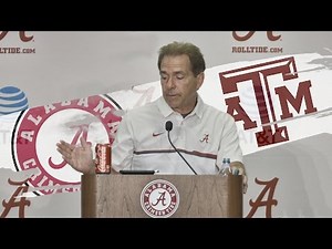 Hear what a proud Saban had to say after Alabama's win over Texas A&M