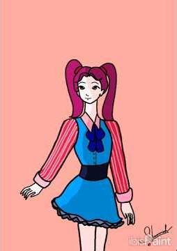 My Digital Artwork of WINKIPINKI as human from Hello Kitty and Friends | Sanrio Character #shorts