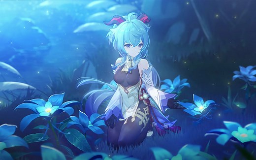 【4k】【原神】甘雨PV 璃月港的一夜 日语