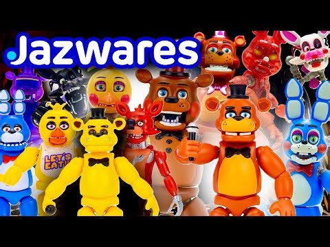 FNAF JAZWARES 2026 PRODUCTS REVEALED! ENDO SERIES + ACTION FIGURES! - Five Nights at Freddy's