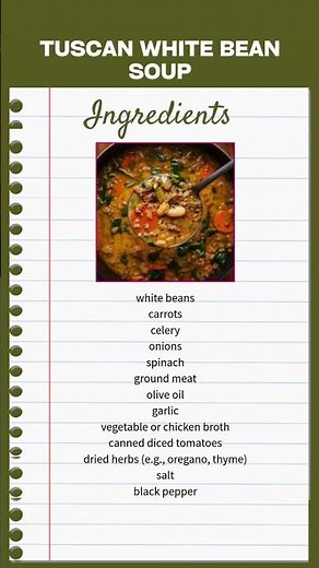 Tuscan White Bean Soup