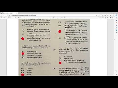 Cape Entrepreneurship Unit 1 Paper 1 2021-2015 Solutions