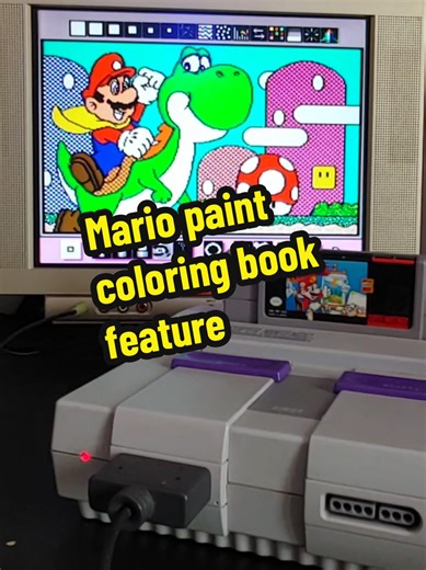Honestly though, Mario Paint was the closest many of us ever got to feeling like a genius artist on a Super Nintendo 😂😂😂 #mariopaint #Supernintendo #Nintendogames #nostalgia #90s