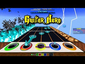 Guitar Hero in Minecraft