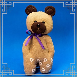 22K views · 913 reactions | A Teddy bear from a sock is very simple to make! | Miarti - Kreative ideen | Facebook