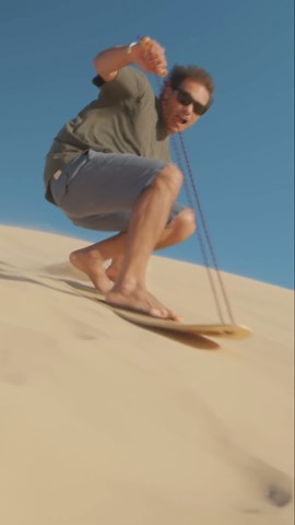 Feel Like a Big Kid Sandboarding at Monahans Sandhills State Park in Texas