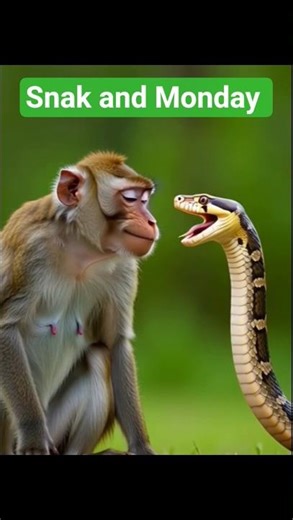 Snak and Monkey funny video.#shorts #viral #shortsvideo #funny #cartoonnetwork