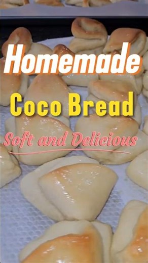 Coco Bread 🥪| Jamaican 🌏 Pastry 🇯🇲‼️👍 #cocobread #jamaicanfood #homemadefood #comfortfood #shorts