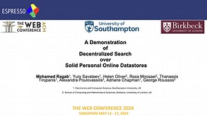 A Demonstration of Decentralized Search Over Solid Personal Online Datastores | Companion Proceedings of the ACM Web Conference 2024