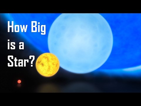 How Big is a Star? Size and Scale Comparison (4K UHD)