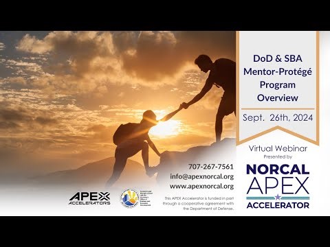 DoD & SBA Mentor Protégé Program Overview