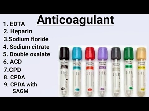 Anticoagulants || Types of Anticoagulants || Uses of Anticoagulants