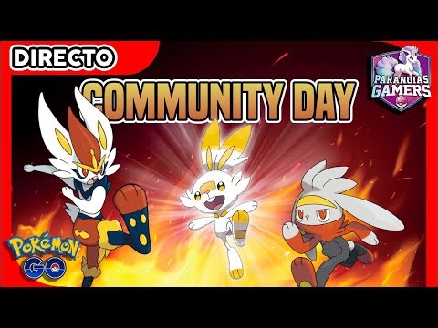 🔴En directo: JUGANDO Community Day de Scorbunny en Pokémon GO