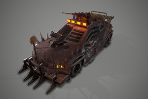 Apocalyptic Car 01 Modular Pack | 3D Vehicles | Unity Asset Store