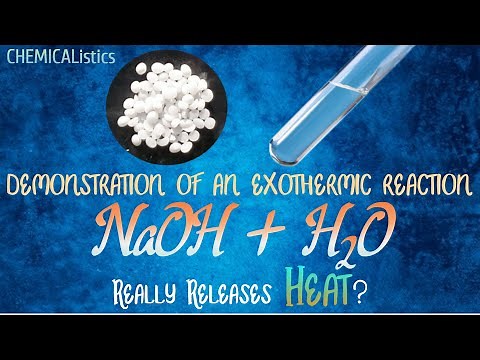 Demonstration of an Exothermic Reaction: NaOH + Water | Does NaOH + H2O Really Releases Heat?