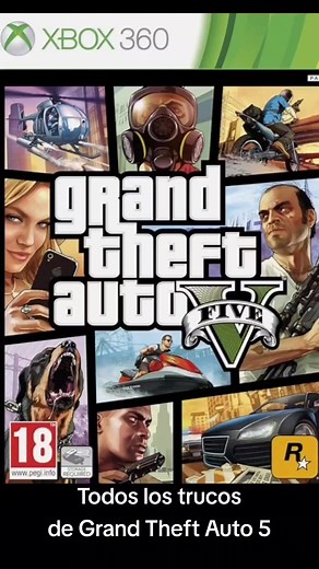 Todos los Trucos de Grand Theft Auto 5 GTA 5 para XBOX #grandtheftauto #grandtheftauto5 #videojuego #gamer #xbox #CapCut