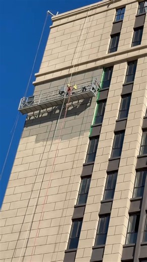 Real jobsite footage: Our ZLP800 suspended platform handling 800kg safely at 100+ meters. Built tougher. Works smoother. Priced for wholesale. Global partners wanted – DM for dealer prices now | JiuJian Scaffold | Facebook