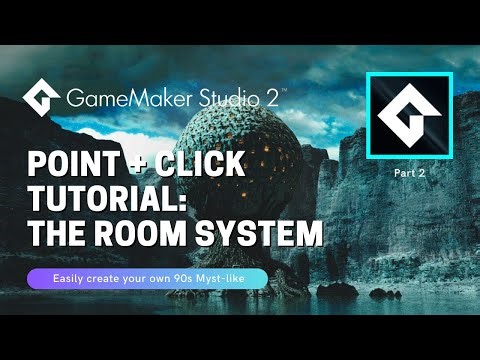 Point and Click Game Make Studio 2 Tutorial: The Room System