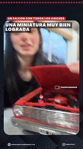 912K views · 26K reactions | ✨ Miniatura de un Falcon con múltiples funciones ️  Tiene motor, baúl, rueda de auxilio, puertas que se abren, dirección y luces   ¡Todo completo! La locura de un coleccionista de autos a escala ️ #Falcon #AutosAEscala #Coleccionismo #PasiónPorLosAutos #CNMNoticias | CNM Noticias | Facebook