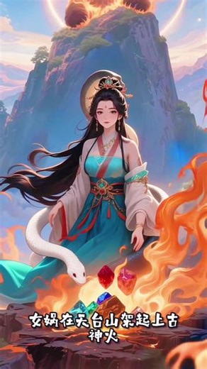 远古传说【三】《女娲补天》 #历史 #历史故事 #历史古迹