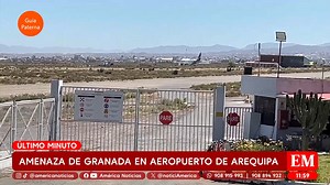 #ÚltimoMinuto Alerta en Arequipa: Se activó protocolo por posible granada en el aeropuerto Alfredo Rodríguez Ballón. Vuelo de LATAM fue evacuado por seguridad; policía investiga el objeto sospechoso Encuentra las noticias del día AQUÍ ► https://americanoticias.pe | América Noticias