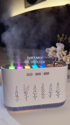 Temu Official | Add mist and scent to any space with this portable oil diffuser. Great for travel, work, or winding down at night.💆‍♀️🌿 🔍 Find it at... | Instagram