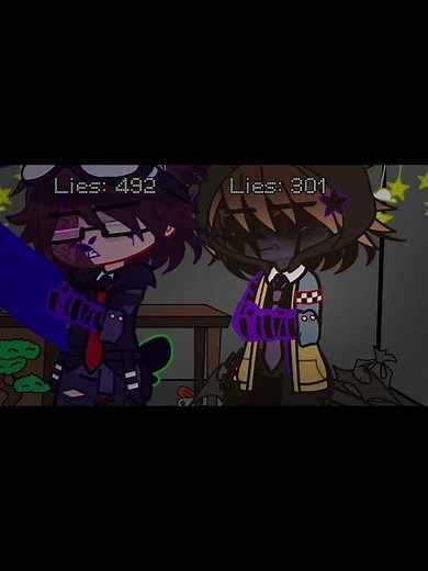 Lies count ◇ Angst? ◇ My AU ◇ Ft. Michael Afton and William Afton ◇ FNaF x Gacha ◇