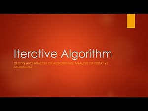 Iterative Algorithm|Analysis of Iterative Algorithm|Design and Analysis of Algorithm