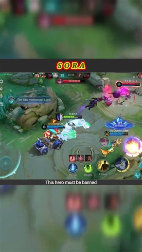 This hero must be banned #mobilelegends #mlbb #sora #shorts
