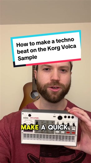 Korg Volca Sample: Techno Beat Tutorial