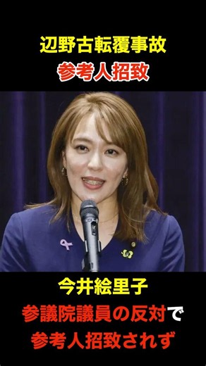 辺野古転覆事故参考人招致 自民党の『反対』で見送りに#今井絵里子＃辺野古沖転覆事故＃自民党