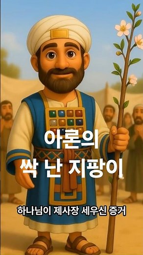 아론의 싹 난 지팡이 #어린이찬양 #어린이예배 #어린이ccm #유아찬양