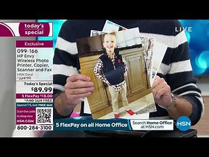 HP Envy Wireless Photo Printer, Copier, Scanner Fax wi...